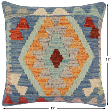 Southwestern Gross Turkish Hand-Woven Kilim Pillow